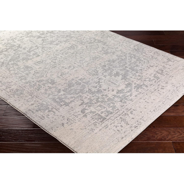 Surya Syracuse Vintage Rug - Oriental Rug for Living Room, Dining Room, Bedroom - Oriental Boho Rug, Short Pile Rug for Easy Care - Large Rug 160x220cm in Grey, 160 x 220 cm (Rectangular)