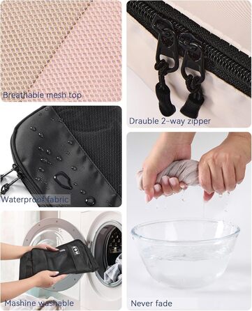 Органайзер для валізи MURISE, 8 шт. - Packing Cubes для подорожей, сумки-органайзери для валізи, з мішечком для взуття та косметички, система організації, Travel Essentials, чорний