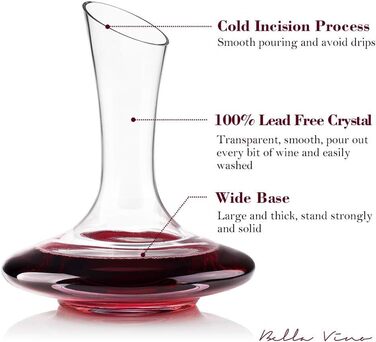 Bella Vino Decanter (1200 ml) (clear 2, 1800 ml)