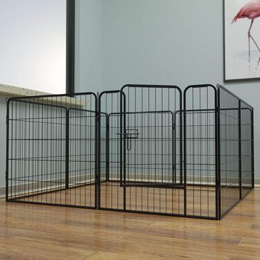 Вольєр для цуценят, 60 см, для дому та вулиці, 8 штук (80W x 80H)