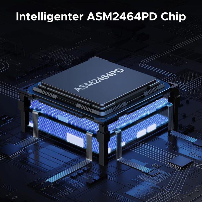 Зовнішній корпус для NVMe SSD UGREEN Thunderbolt 4, 40Gbps, швидкість до 3848МБ/с