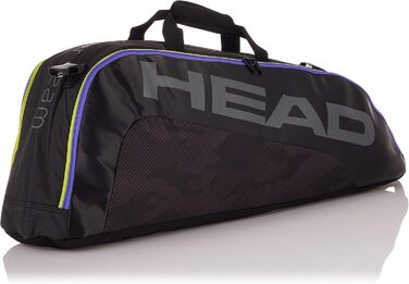 Спортивна сумка HEAD Tour Team 6r Combi для тенісу (6 ракеток, чорна)