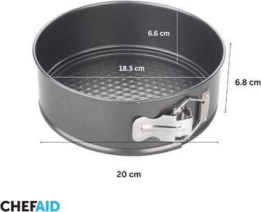 Форма для випічки тортів Chef Aid знімний дно, антипригарне покриття, 23 см