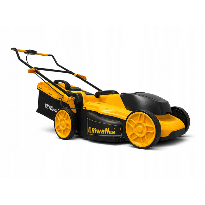 Акумуляторна газонокосарка Riwall RALM 4020i (40 см) — комплект з індукційним зарядним пристроєм