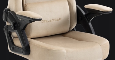 Ігрове крісло Delagear G 450, бежева тканина