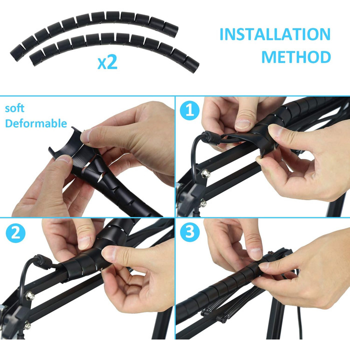 Кріплення для мікрофону HyperX QuadCast з поп-фільтром та універсальним кріпленням, сумісне з QuadCast S, Fifine AM8, Blue Yeti, Razer Seiren Mini V3, YOUSHARES - для мікрофонів з різьбою 3/8' та 5/8'