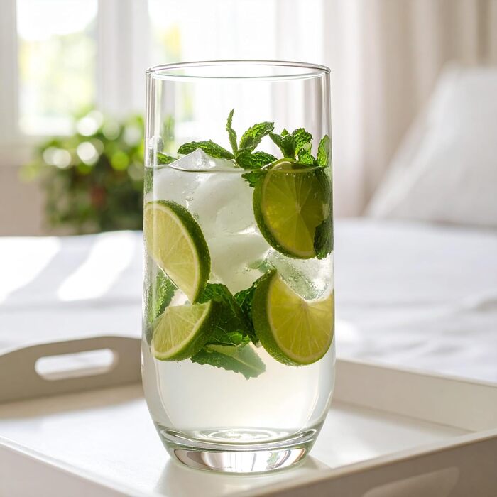 Набір склянок Glasmark KROSNO 1992 Longdrink 6 шт, 400 мл для води, коктейлів, високі склянки для віскі, придатні для мийки в посудомийній машині