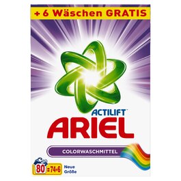 Пральний порошок Ariel Color для кольорових речей, 5.2 кг (80 прань)