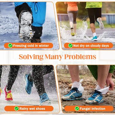 Електричний сушильник для взуття Herbst: 3 режими, таймер, антибактеріальний, для дитячого та гірськолижного взуття, помаранчевий