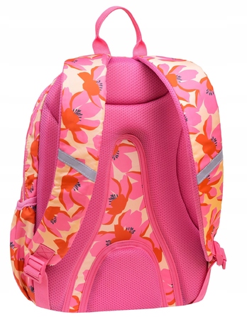 Багатовідсінковий шкільний рюкзак CoolPack: червоний, відтінки жовтого та золотого, рожевий, 27 л