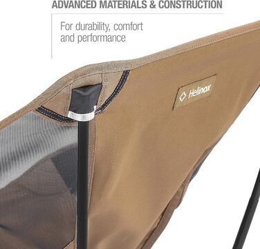 Стілець Helinox Ground Chair: легкий, складний, для кемпінгу та подорожей (Coyote Tan)