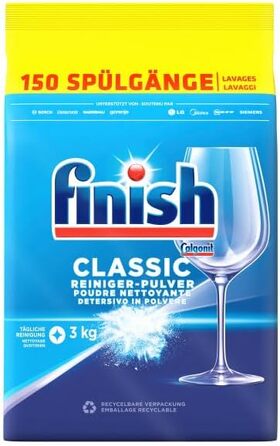 Порошок для посудомийних машин Finish Classic без фосфатів, 3 кг (набір 3 шт)