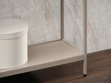 Консольний столик Mebel-Partner, бежевий матовий, 80 x 75 x 30 см