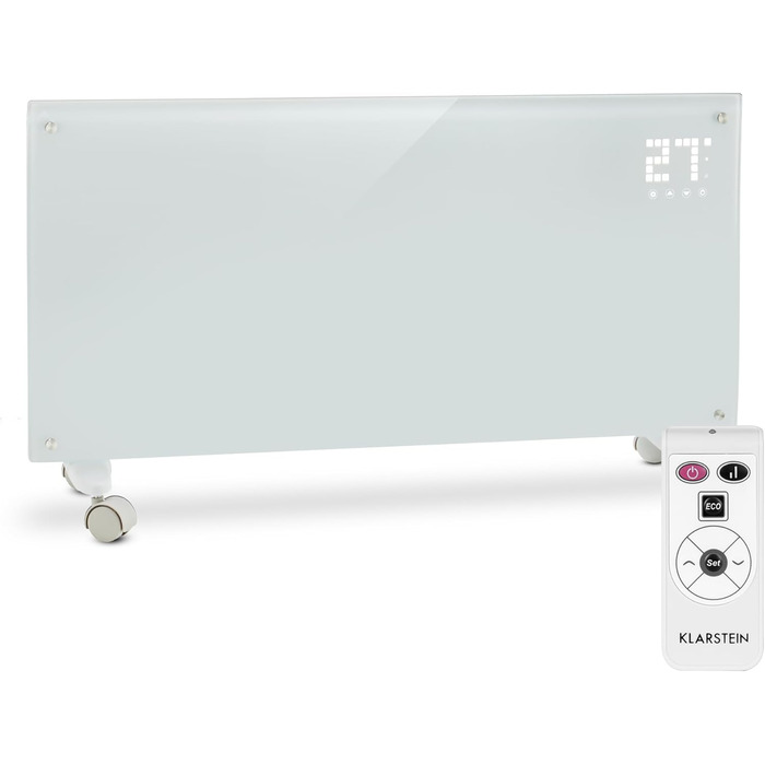 Електричний конвектор Klarstein: мобільний нагрівач з термостатом, 2000 Вт