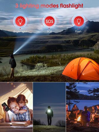 Power Bank 52800 mAh Red з сонячною зарядкою, бездротовою зарядкою, водонепроникний, 5 виходів, 3 входи, ліхтарик, карабін, QC 30W та USB C PD 20W для мобільних телефонів