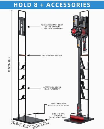 Підставка для пилососів Dyson V6, V7, V8, V10, V11, DC30, DC31, DC34, DC35 - органайзер, рамка, аксесуар