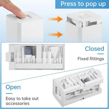 Набір для чищення 32 в 1 з щіткою: багатофункціональні аксесуари для чищення електроніки (AirPods, клавіатури, ноутбуки, телефони, навушники)