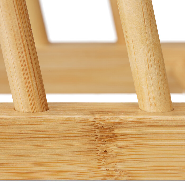 Relaxdays Bamboo Counter Stand