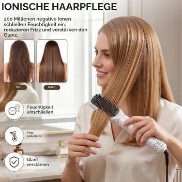 Мультистайлер для волосся 5 в 1 Airstyler 1000W: фен-щітка, автоматичний стайлер для кучерів, об'єму та випрямлення, 3 режими температури