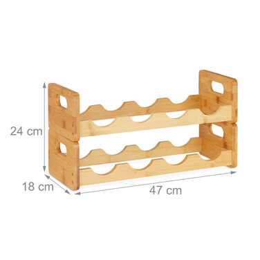 Wine Rack for 8 Bottles