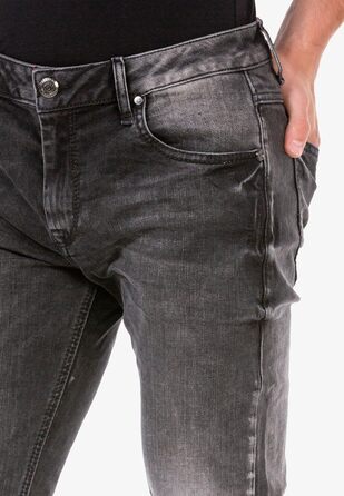 Чоловічі джинси Cipo & Baxx Modern Denim, антрацит (34W/34L) | Стильні джинси для міста та відпочинку