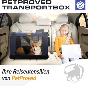 Транспортна переноска для собак та котів, складна, велика (L), 72 x 52 x 52 см