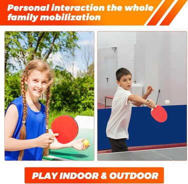 Набір для настільного тенісу, преміум якість: 2 ракетки, 3 м'ячі, сумка. Підходить для початківців, досвідчених гравців та сімейного дозвілля