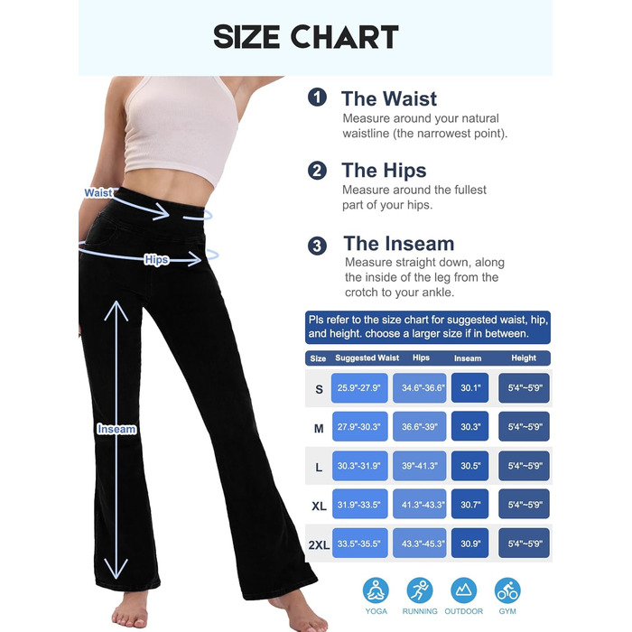 Жіночі джинси Chase Hot Bootcut з високою талією, еластичні jeggings, 4 кишені, чорний колір, розмір XXL, довжина штанини 31