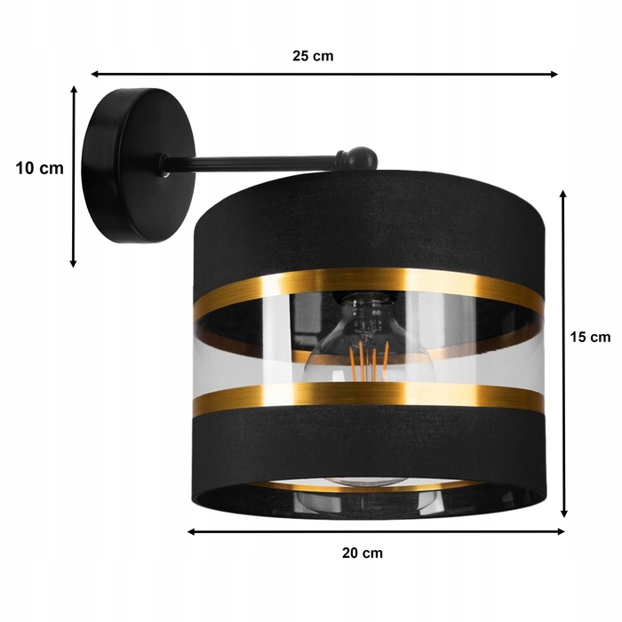 Сучасний настінний світильник-бра, стильний підвісний плафон LED (патрон E27)