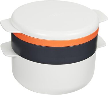 Набір посуду для мікрохвильової печі Joseph Joseph M-Cuisine, 4 предмети, стійкий до нагрівання, оранжевий, штабельований