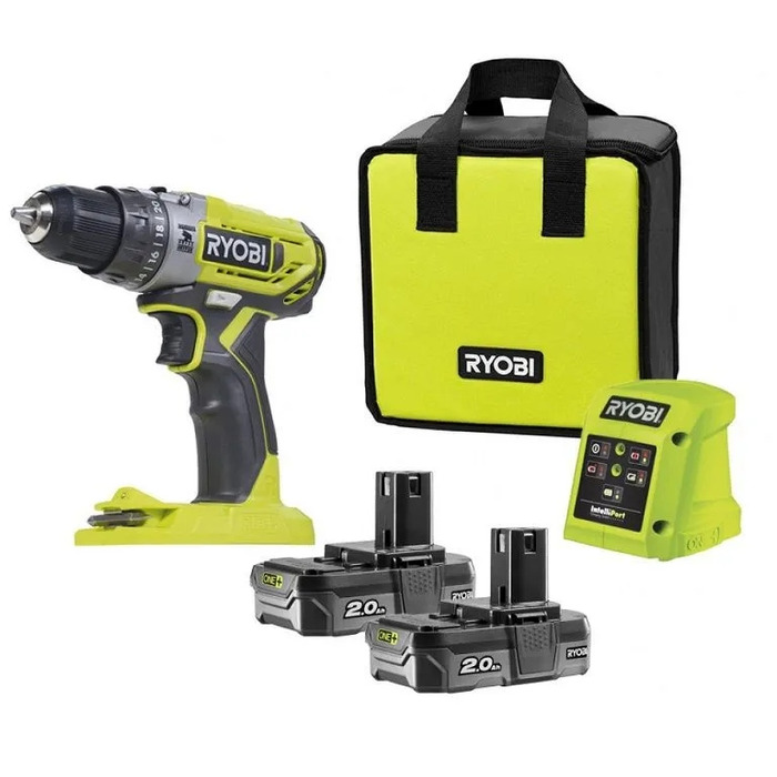 Акумуляторний шуруповерт Ryobi 18 V R18PD2-220S