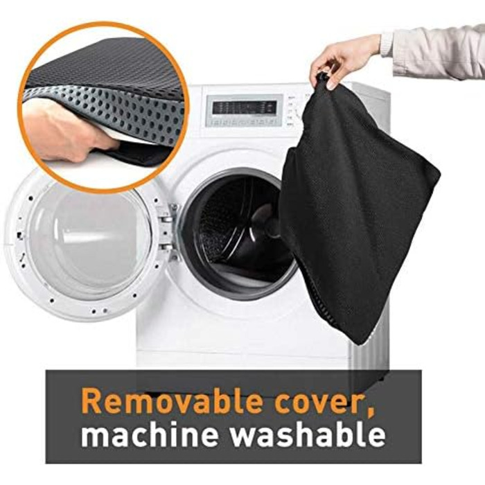Wlauqueta Auto Truck Wedge Seat Cushion for Pressure Relief, Pain Reduction, Shock Absorption, Orthopedic Ergonomic Support, Memory Foam