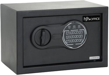 Офісний сейф Tresor COMPACT III з цифровим замком, 8.5 л, сталевий, чорний, 20x31x20 см