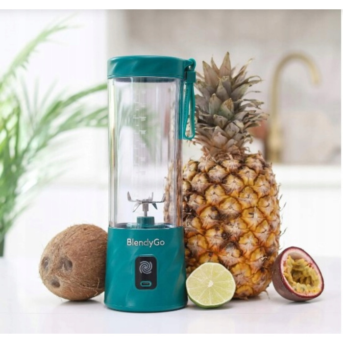 Бездротовий стаціонарний блендер BlendyGo 3, 250 Вт, зелений, 0,55 л, USB
