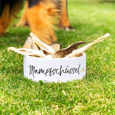 Керамічна годівниця для собак »Mampfschüssel« - миска для корму та води, 1.300 мл