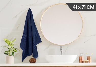 Рушники Utopia, бавовна, 700 г/м², 6 шт. (морська синь)