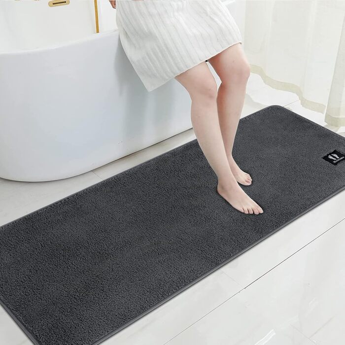 Килимок для ванної кімнати RTBQJ-AT, 120x80 см, мікрофібра, антиковзаючі, для ванної та кухні, сертифікат Öko-Tex 100