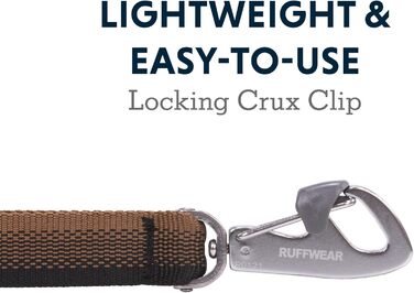 RUFFWEAR Front Lead, lightweight, 1.5 m, Strong lead with padded handle and secure swivel Crux Clip, compact, flat Tubelok webbing, Moonlight Fade