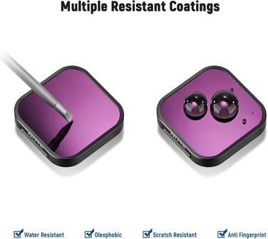 Набір фільтрів ND NEEWER (6 шт.) з лупою 15x для макрозйомки, ND8, ND16, ND32, CPL + об'єктив для GoPro Hero 13/12/11/10/9, FL-GP25