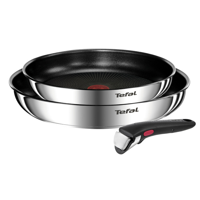Набір сковорідок Tefal Ingenio Emotion Induction L897S374 (24/28 см), сріблястий