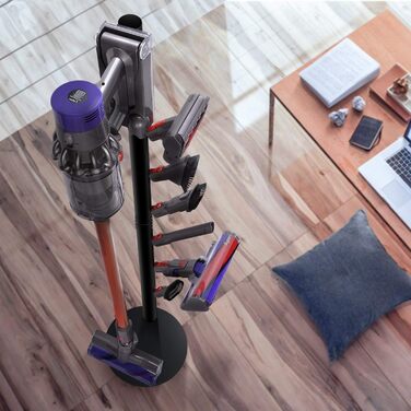 Підставка для пилососа Dyson V15, V11, V10, V8, V7, V6 - док-станція, органайзер, чорний