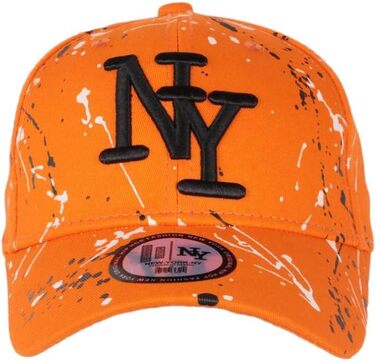 Кепка Hip Hop Honour Cap NY з принтом Paynter, оранжевого кольору, унісекс