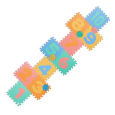 Relaxdays Puzzle Mat with Numbers