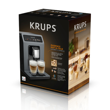 Автоматична кавомашина KRUPS Evidence Hot & Cold для гарячої та холодної кави EA898G