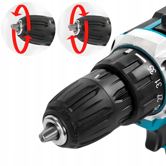 Акумуляторний шурупокрут 21,6 В з кейсом та 2 Li-Ion акумуляторами