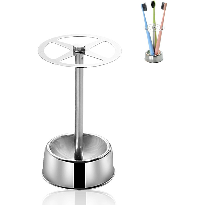 Toothbrush holder, stainless steel, toothbrush holder for bathroom, toothpaste holder, stand, toothbrush holder for bathroom