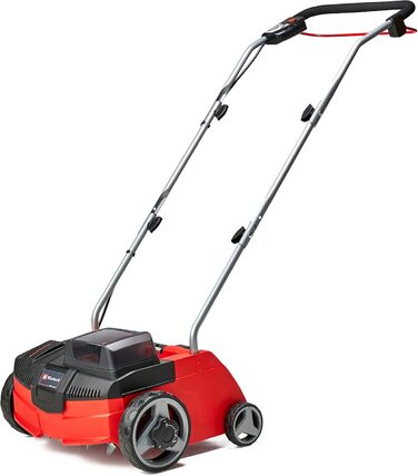 Einhell Battery-Powered Scarifier-Aerator GC-SC 36/31 Li-Solo Power X-Change (Lithium-Ion, 36 V, 31 cm working width, 3-in-1 combo, ball-bearing roller with 8 blades, without battery and charger)