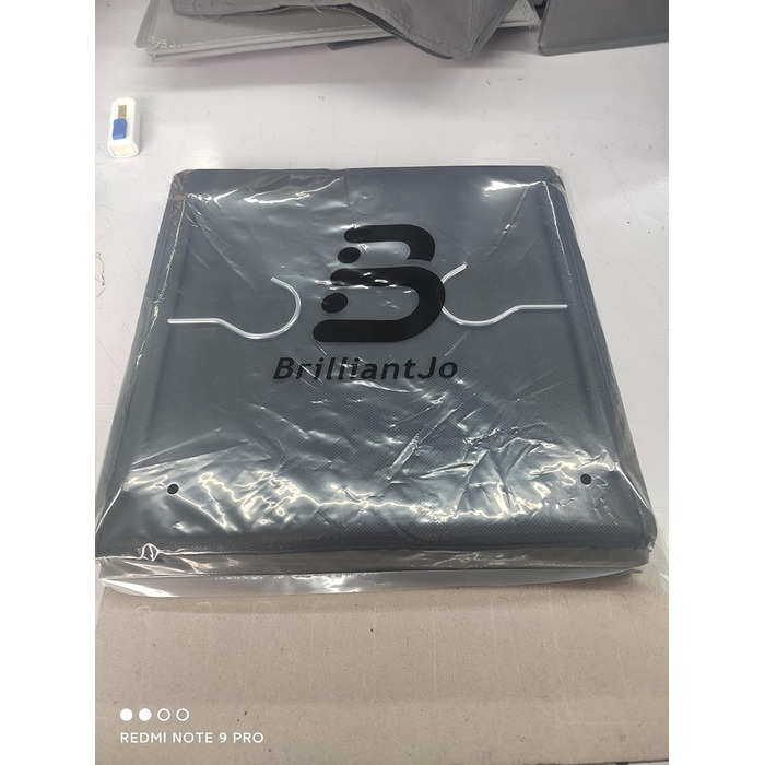 Настінна полиця-органайзер BrilliantJo з 5 полицями, сірого кольору, 30 x 30 x 108 см (2 шт.)