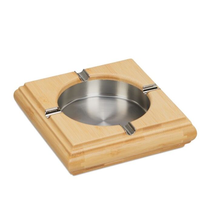 Relaxdays Bamboo Ashtray
