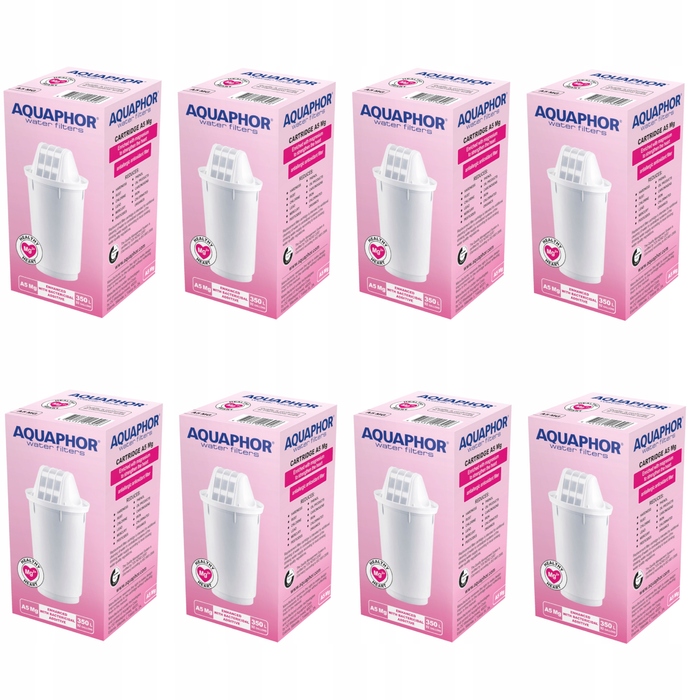 Набір фільтруючих картриджів Aquaphor A5 Mg+, 8 шт.